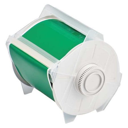 Brady Label Tape Cartridge, Green, Labels/Roll: Continuous 76639
