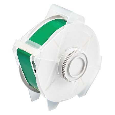 Brady Label Tape Cartridge, Green, Labels/Roll: Continuous 76641