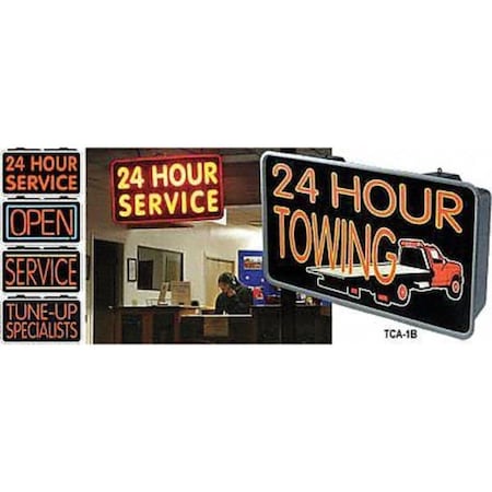 Zoro Select Lighted Shop Sign, Open 3MHF8