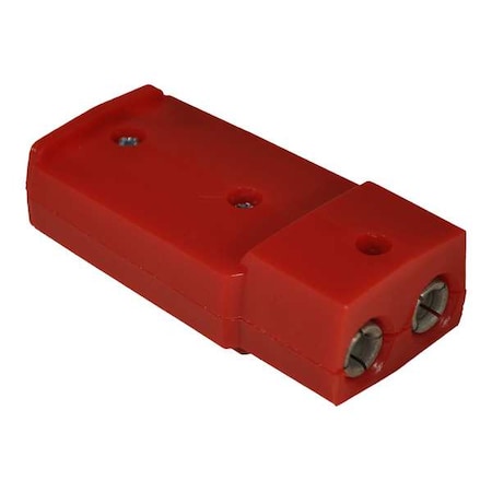 Associated Equipment Polarized Plug, 3.66 In, Red 6207