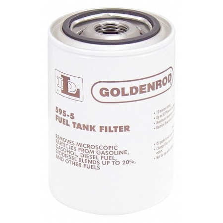 GOLDENROD Fuel Filter, 3-3/4 x 5 In 595-5