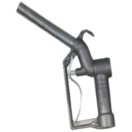 Fill-Rite Fuel Nozzle, Gray, Straight, 5-1/2 in Aluminum Spout FRHMN075S