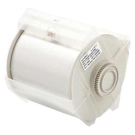 Brady Label Tape Cartridge, White, Labels/Roll: Continuous 76697