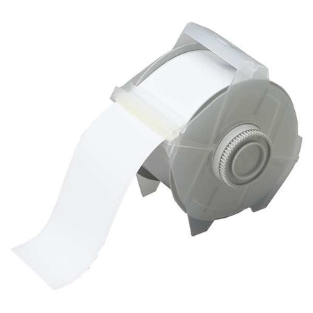 Brady Label Tape Cartridge, White, Labels/Roll: Continuous 76698