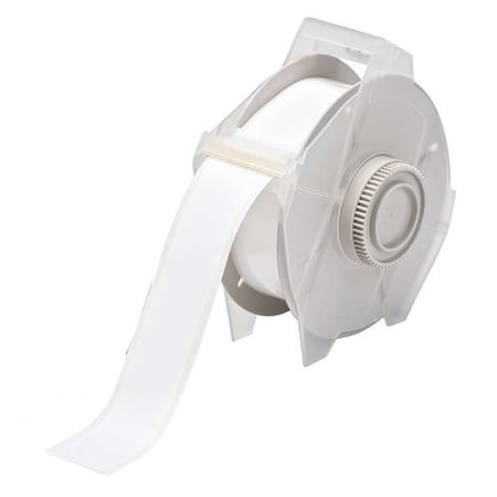 Brady Label Tape Cartridge, White, Labels/Roll: Continuous 113112