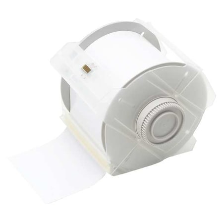 Brady ContinuousLabelStock, White, Gloss 76716