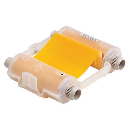 Brady Ribbon Cartridge, 4.11" W, 200 ft. L, Yellow 76751