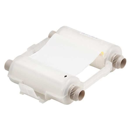Brady Ribbon Cartridge, 4-1/8" W, 200 ft. L, White 76741