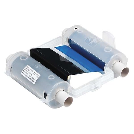 Brady Two-ColorPrinterRibbon, Black/Blue, 200ftL 76774