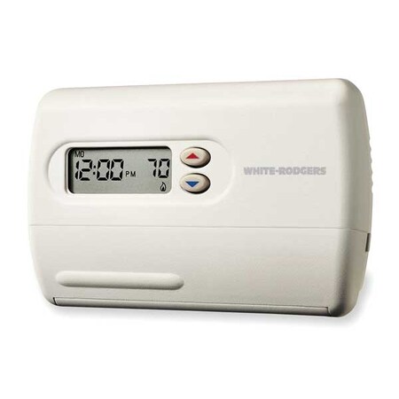 White-Rodgers Low Voltage Thermostat, 5-1-1 Programs, 2 H 2 C, Hardwired/Battery 1F81-261