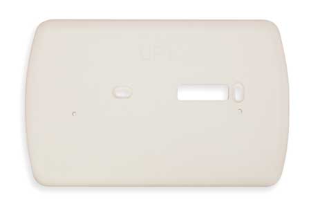 WHITE-RODGERS Wallplate, Plastic, White, For White Rodgers Comfort Set 80 Series F61-2500