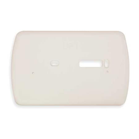 White-Rodgers Wallplate, Plastic, White, For White Rodgers Comfort Set 80 Series F0061 250000S1