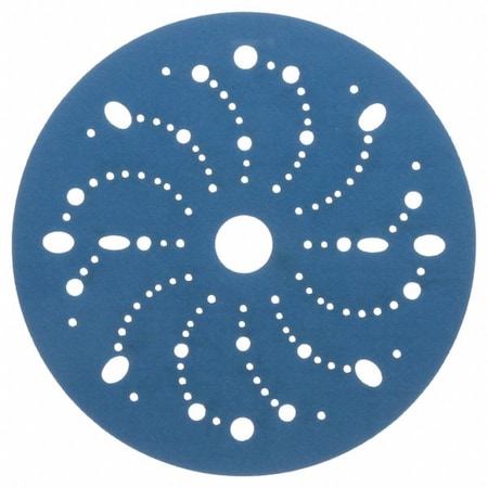 3M Hook-and-Loop Sanding Disc, Ceramic, 240 Grit, Coated Type, 321U 7100216007