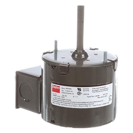 Dayton HVAC Motor, 1/40 HP, 1550 rpm, 115V, 3.3 71633716M