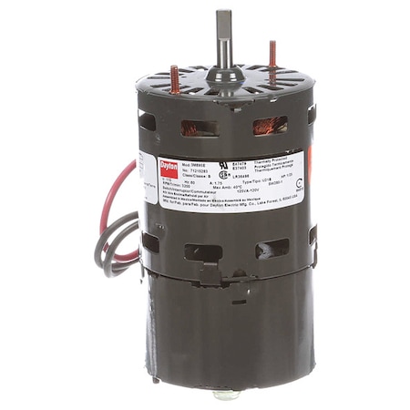 Dayton Draft Booster Motor, 1/25 hp 71215283M