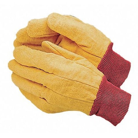 Kinco Chore Gloves, Cotton Flannel, Uncoated, Green, XL, 1 PR 818-XL