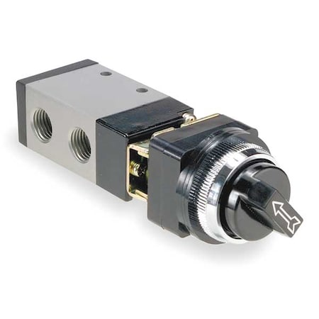 Aro Manual Air Control Valve, 3-Way, 1/4in NPT M252LS-10