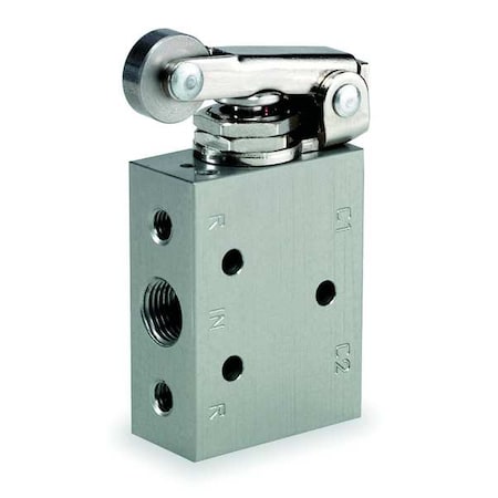 Aro Manual Air Control Valve, 4-Way, 1/8in NPT M211RS