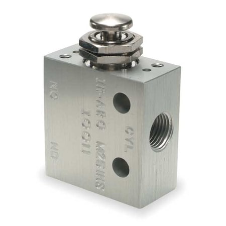 Aro Manual Air Control Valve, 3-Way, 1/8in NPT M251HS