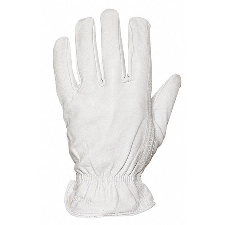 Kinco Leather Gloves, Keystone Thumb, Off White, XL, 1 PR 92-XL