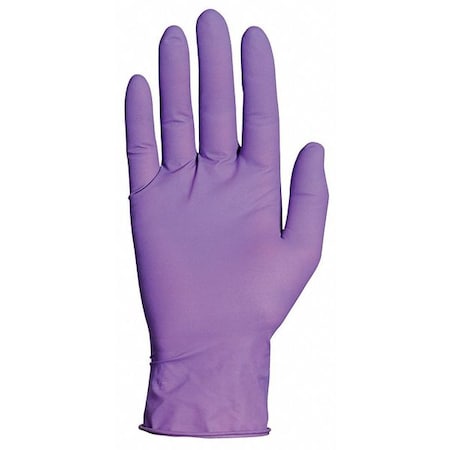 Mapa Disposable Gloves, 6.00 mil Palm, Powder-Free, S, 100 PK, Purple 983