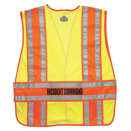 Ergodyne Safety Vest, 27 In. L, Navy, M/L 21390-SO