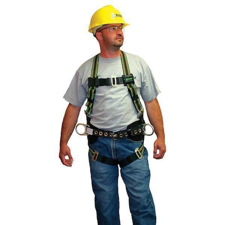 Miller Full Body Harness, L/XL, Polyester E650-78/UGN
