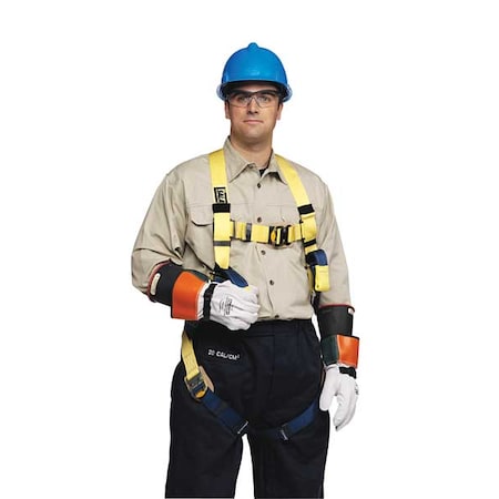 3M Dbi-Sala Delta(TM) Arc Flash Full Body Harness, L, 310 lb., Mating Chest/ Mating Leg Straps 1110751