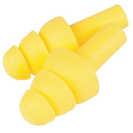 3M AirSoft Reusable Corded Ear Plugs, Flanged Shape, NRR 27 dB, 100PK 340-4003