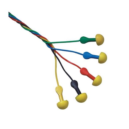 3M E-A-R EXPRESS Pod Plugs Reusable Foam Ear Plugs, Pod Shape, 25 dB, Yellow, 100 PK 321-2200