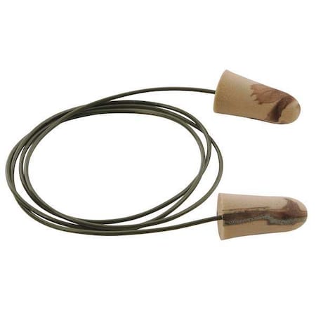 Moldex Camo Plugs(R) Disposable Foam Ear Plugs, Bullet Shape, 33 dB, Camouflage, 100 PK 6609