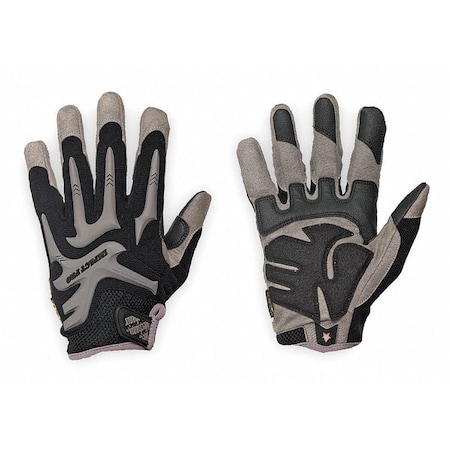 Mechanix Wear Anti-Vibration Gloves, L, Black, PR H30-05-010