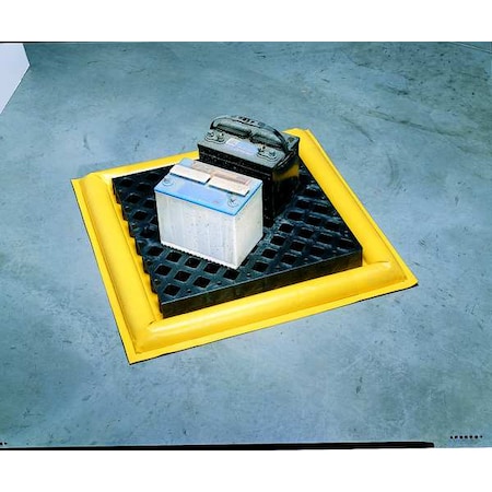 Enpac Spill Containment Tray, 2 gal Spill Capacity, 1 Drums, 4000 lb. Load Capacity 5600-YE