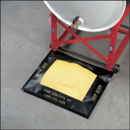 Justrite Drip Pan, 21"L., Black 28458