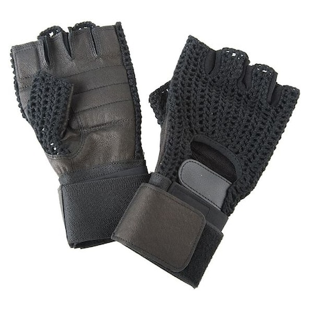 Zoro Select Anti-Vibration Gloves, L, Black, PR 3NJT7