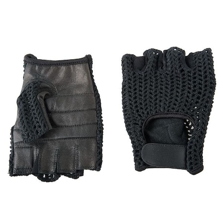 Zoro Select Anti-Vibration Gloves, L, Black, PR 3NJC1