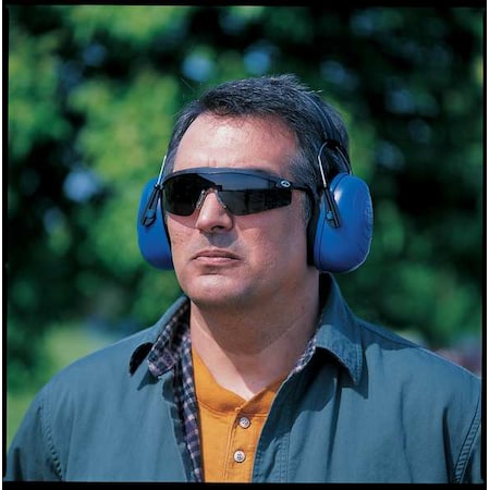 Tasco Sound Star Behind-the-Neck Ear Muffs, 23 dB NRR, Passive, General Purpose, Blue 100-12552