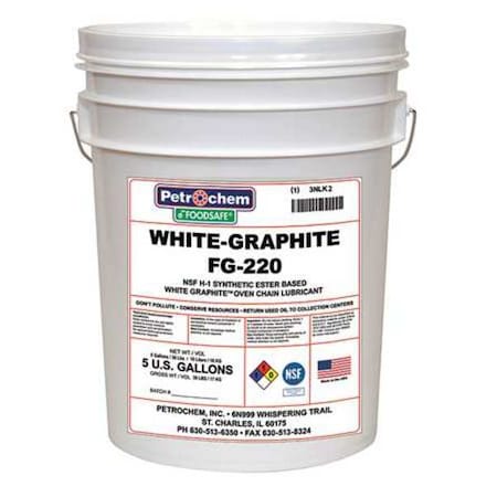 Petrochem Food Grade White Graphite Lube, ISO 220 FOODSAFE WHITE-GRAPHITE FG-220