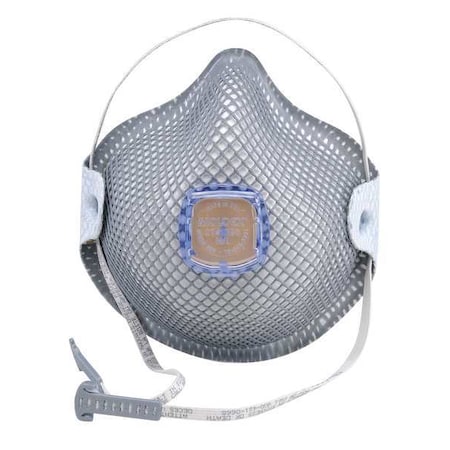 MOLDEX R95 Disposable Respirator w/ Valve, M/L, Gray, PK10 2740R95