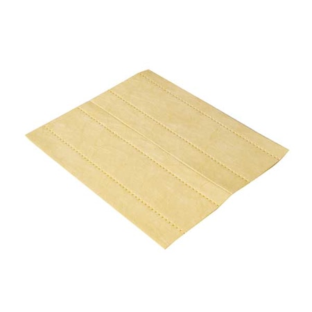 Spilfyter Sorbent Pad, 30 gal, 16 in x 18 in, Harsh Chemicals, Yellow, Polypropylene S2-75