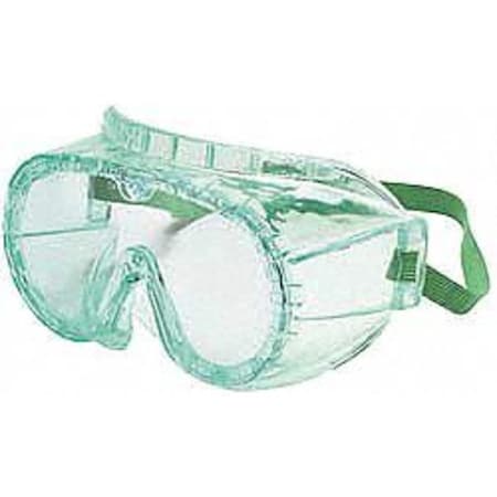 Sellstrom Safety Goggles, Clear Lens, Anti-Fog, Non-Vented, Cloth Strap, 881 Series S88113
