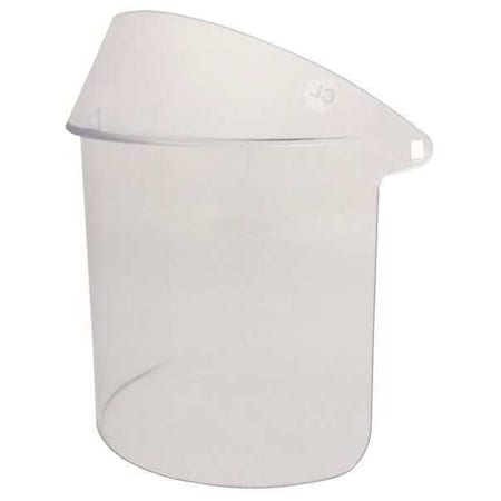 Oberon Faceshield Visor, Polycarb, Clr, 8x14in 026AF+BOX