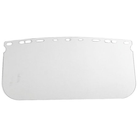 Tasco Clear Faceshield Visor, Clear Visor, 8" Height, Uncoated Lens, Clear 100-04115