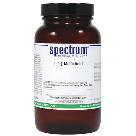 Spectrum Chemical L-Malic Acid, 100g, CAS 97-67-6 M2050-100GM