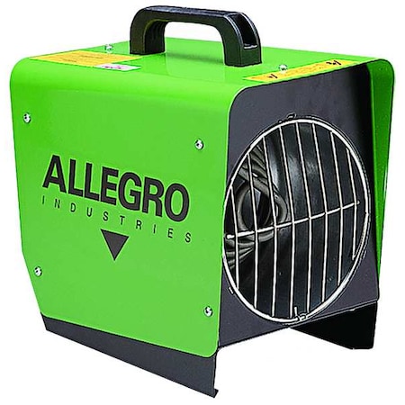Allegro Industries Portable Electric & Tent Heater, 1500W, 120V AC, 1 Phase, 5000 BtuH 9401-50