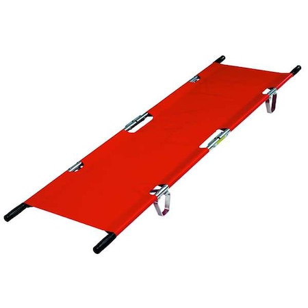 Ferno Folding Stretcher, 350 lb., 81 In., Orange 0101083 ORANGE