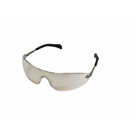 Mcr Safety S22, Safety Glasses, Duramass Hard Coat, Metal Lens, Chrome Metal Frame, Frameless S2212