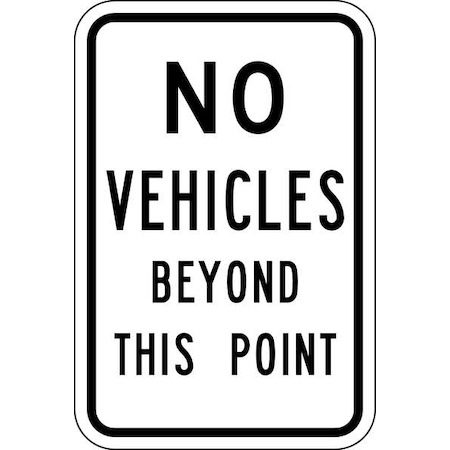 Zing Traffic Sign, 18 in H, 12" W, Aluminum, Rectangle, English, 2238 2238