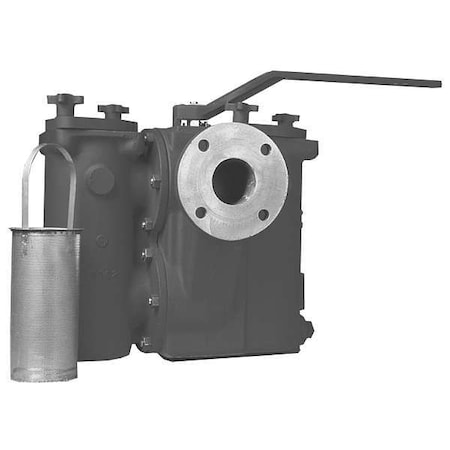 Mueller Steam Specialty Duplex Strainer, 3" Pipe, Flanged, Cast iron, 200 psi at 150 Degrees F 3 791-F AH Duplex Flgd Strainer