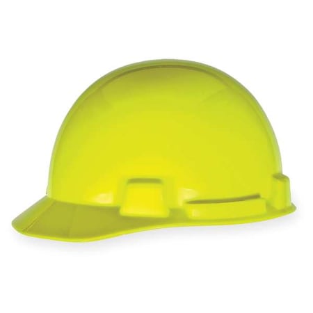 Msa Safety Hard Hat, SmoothDome, Polyethylene, 4 Point Ratchet, Type 1, Class E, Green 10074084